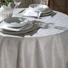 Toalha de Mesa Natal Dohler Redonda 4 Lugares Jacquard Requinte