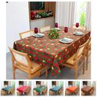 Toalha de Mesa Natal Estampada Quadrada 4 Cadeiras - Cozzilar