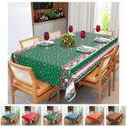 Toalha de Mesa Natal Estampada Retangular 6 Cadeiras