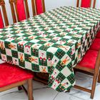 Toalha de Mesa Natalina 6 Lugares 2,00m x 1,40m Oxford Estampado Lindíssima - BEM ME QUER