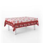 Toalha De Mesa Natalina Flocos De Neve 350x146cm