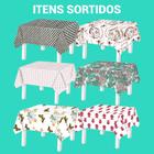 Toalha de Mesa Polietileno 140x140cm Várias Estampas Sortidas - Envio Imediato