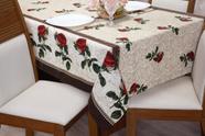 Toalha de Mesa Quadrada 4 Lugares Pequena 1.40 x 1.40 M Linhão Estampado Algodão com Varias Opções