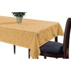 Toalha De Mesa Quadrada 4Pessoas 1,35 Jacquard DetalhadoLiso - Angel Distribuidora