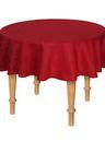 Toalha de mesa Redonda vermelha 6 Lugares Verissimo - 1,78cm - celebration - karsten