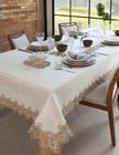 Toalha De Mesa Rendada Veneza 160x320cm Jolitex