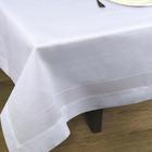 Toalha de Mesa Retangular 160x260cm Blanc - Catran