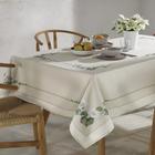 Toalha de Mesa Retangular 6 Lugares Dohler Limpa Fácil Botânica