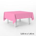 Toalha de Mesa Retangular em TNT - 140 x 500 cm - Rosa Bebê - 1 unidade - Best Fest - Rizzo