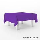 Toalha de Mesa Retangular em TNT - 140 x 500 cm - Roxo - 1 unidade - Best Fest - Rizzo