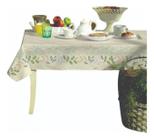 Toalha De Mesa Retangular Estampada 6 Lugares Salvia 140X210