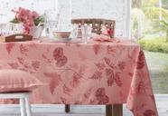 Toalha De Mesa Retangular Naturalle Tropical Coral 160X250