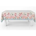 Toalha De Mesa Retangular Stmhome 2,20M X 1,50M Flowers - Stm Home Industria E Comercio Textil Ltda