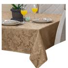 toalha de mesa retangular tecido jacquard avela 1,40x2,00 - B.F CONFECÇÕES