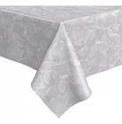 Toalha de mesa térmica Impermeável Retangular Branco Floral 2,50 x 1,40 6 Cadeiras - Alko