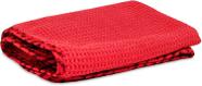 Toalha de Microfibra Chemical Guys Waffle Weave Vermelha - 60x40cm