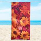 TOALHA DE PRAIA ALGODÃO SUPER ABSORVENTE 140 X 69 Floral