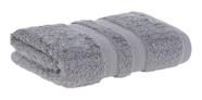 Toalha De Rosto Cinza Buddemeyer Algodão Egípcio Penteado Cinza