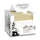 Toalha de Rosto Descartável WOWOTEX Bamboo - Biodegradável - Pacote com 60 Unidades