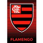 Toalha de Time Buettner Veludo Estampado Brasão Flamengo