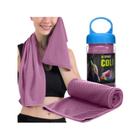 Toalha Fitness Academia Refrescante + Estojo 29 x 88cm