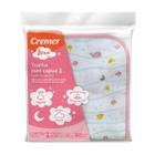 Toalha Fralda Luxo Infantil Com Capuz 90x75cn Soft 100% Algodão Menino E Menina Cremer