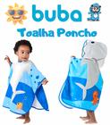 Toalha infantil poncho aventuras tubarao - buba