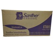 Toalha Papel Inovatta Folha Tripla Interfolha 2400 Folhas - Santher Professional