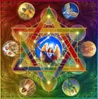 Toalha Para Tarô Oráculos Anjos Cabalísticos Veludo+presente