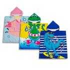 Toalha Poncho Infantil com Capuz Estampada 120cm x 60cm 100% Algodão - Loaní