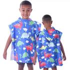 Toalha Poncho Infantil Com Capuz Saída Praia Piscina Criança