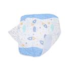 Toalha soft capuz bebe 2 camadas e pano boca bordado e estampado algodão foguete - MINASREY