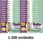 Toalha Umedecida Baby Free c/ 1200 UNIDADES