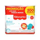 Toalha umedecida fisher price 1x200 folhas - com perfume