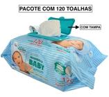 Toalha Umedecida Marigold Baby Premium C120 Unidades Aloe Vera Bebê Higiene Toalhinha Lencinho