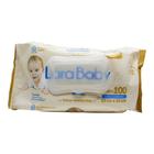 Toalha umedecida premium lara baby com 100 toalhas