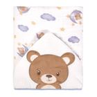 Toalhão com capuz baby joy soft - estampado 760775 - incomfral