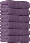 Toalhas de mão Utopia Towels Premium 100% algodão 16x28cm Plum 6P