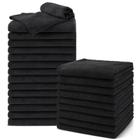 Toalhas de Salão UNIMADE - Pacote com 24 Unidades de Microfibra (40x75cm) - Pretas