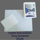 TOALHAS DESCARTAVEIS ALTA QUALIDADE TISSY 25x35 300 UNIDADES