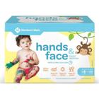 Toalhas Lenços Umidecidos Hands & Face Caixa Pack com 5 Pacotes 20 Unidades Cada Member's Mark