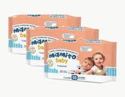 Toalhas Umedecidas Mamito Baby Kit 3 Pacotes C/50 Folhas