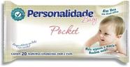 Toalhinha Umedecida Personalidade Pocket com 20 Unidades