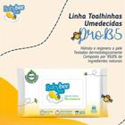 Toalinhas umedecidas pro-vitamina b5 baby bee free 80un