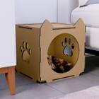 Toca Casa Grande Para Gatinhos Em Mdf 6mm - Envio Rápido