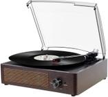 Toca-discos de vinil Cotsoco com Bluetooth e alto-falante