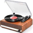 Toca-discos de vinil Udreamer Vintage com Bluetooth 5.0