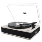 Toca-Discos Sem Fio LP&NO.1 com Alto-Falantes - Design Moderno Cinza