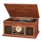 Toca-discos Victrola VTA-250B-MAH 4 em 1 Bluetooth Mahogany