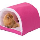 Toca Iglu Pet Tenda Cama Impermeável Lavável Sherpa com Zíper - Mava Enxovais